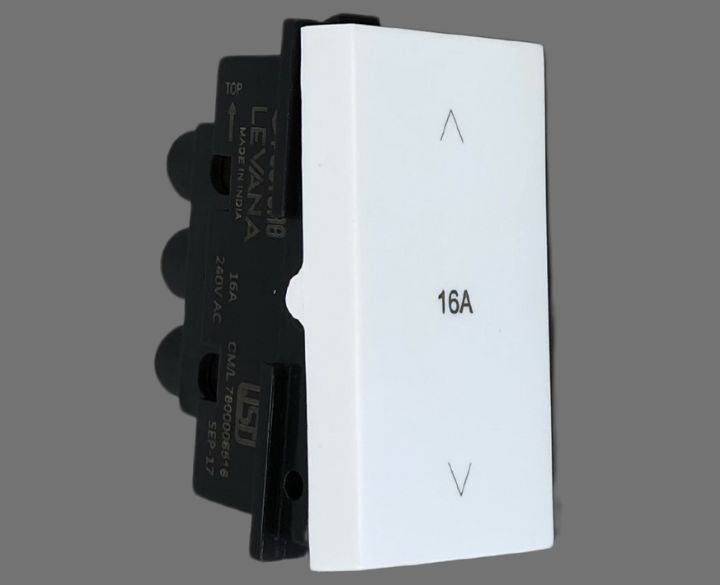 Polycab 16A 2 Way Switch SLV0101201  White